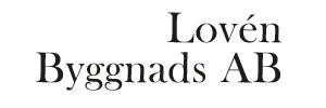 Lovéns bygg logo.